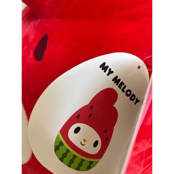 NEW Sanrio My Melody Watermelon 26" Squishmallow Hello Kitty Plush - Picture 3 of 8
